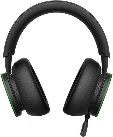 Microsoft Xbox Wireless Over Ear Headset, Noise Cancelling Microphone, Bluetooth Connectivity, EQ Adjustments, Virtual Surround Sound, Black | TLL 00009