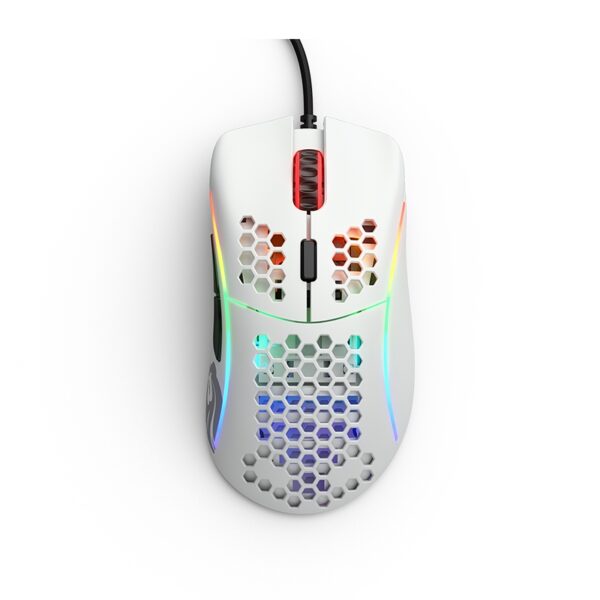 Glorious Model O Minus 12,000 DPI Wired Gaming Mouse (58g)   Matte White