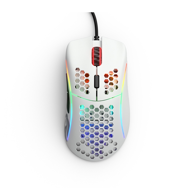 Glorious Model O Minus 12,000 DPI Wired Gaming Mouse (58g) Matte White