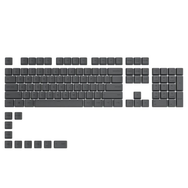 Glorious GPBT Premium PBT Keycaps (GMMK PRO / GMMK 2)   Black Ash