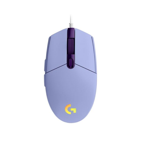 Logitech G203 LIGHTSYNC RGB Wired Gaming Mouse   Lilac