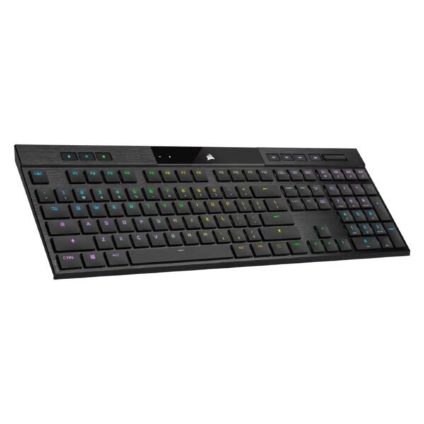 Corsair K100 Air Wireless RGB Mechanical Gaming Keyboard Cherry MX Key Switch Ultra Low Profile Tactile & Fast   Black