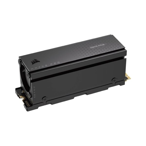 Corsair MP700 Pro 1TB PCIe Gen 5 x4 NVMe M 2 SSD Up to 11,700MB/s Read, Up to 9,600MB/s Write With Air Cooler