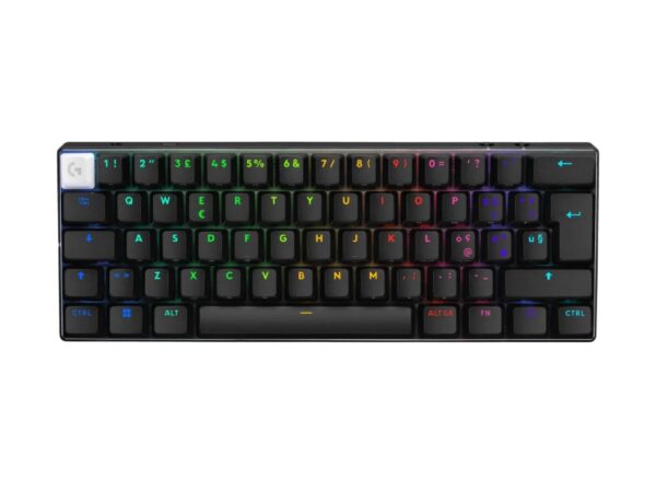 Logitech Pro X 60 Light Speed Wireless Gaming Keyboard Dual Shot PBT GX Optical Tactile Switch   Black