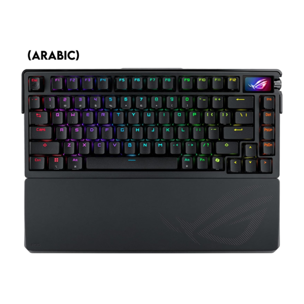 Asus M702 Rog Azoth Extreme 75% Wireless/Bluetooth Mechanical Gaming Keyboard Rog NX Snow Switches Refined Linear (Arabic)   Black