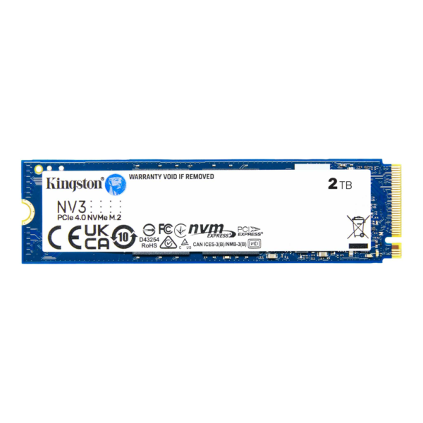 Kingston NV3 2TB PCIe 4 0 NVMe M 2 Up to 6000 MB/s