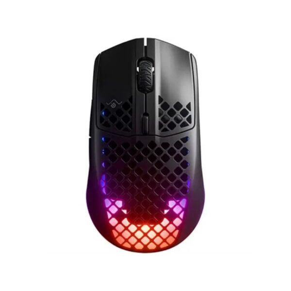 SteelSeries Aerox 3 Wireless/Bluetooth Ultralight Weight Gaming Mouse 18,000 CPI, 6 Programmable Button, 200 Hour Battery Life   Black