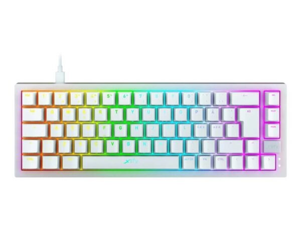CHERRY XTRFY K5 COMPACT RGB Mechanical Gaming Keyboard   White