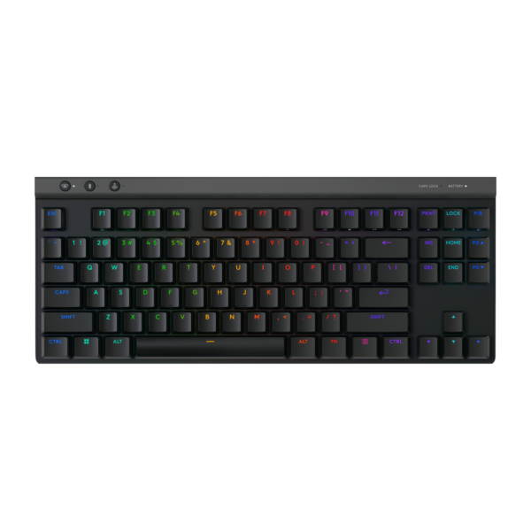Logitech G515 TKL LIGHTSPEED Low Profile Wireless Gaming Keyboard Tactile Switch   Black