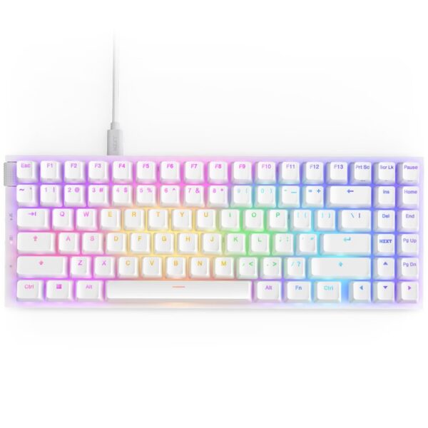 NZXT FUNCTION 2 MINI TKL Wired Optical Gaming Keyboard White