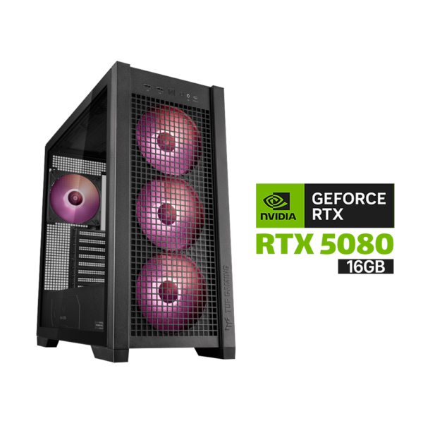 Gaming PC AMD Ryzen 9 9950X3D Processor, ASUS Rog X870 F WIFI Motherboard, 64GB RAM D5(6000), 2TB SSD NVME GEN 4, RTX 5080 16GB VGA, ASUS TUF 1000 WATT, ASUS TUF L360 Liquid Cooler, ASUS TUF Gaming GT302 ARGB Case, Windows 11 Pro (License)