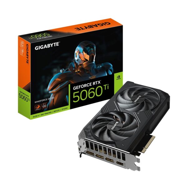 GigaByte Geforce RTX 5060Ti WindForce 8GB GDDR7 Graphic Card