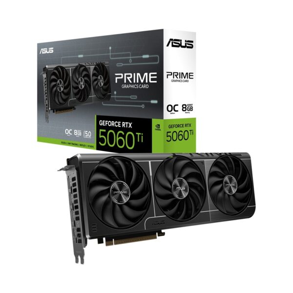 ASUS Prime GeForce RTX 5060Ti 8GB GDDR7 OC Edition PCIe 5 0 Graphic Card