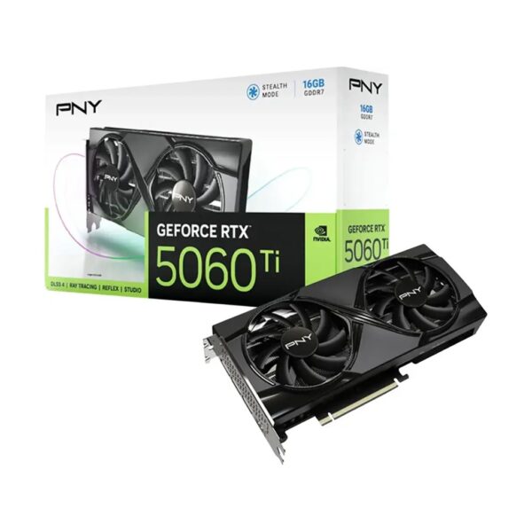 PNY GeForce RTX 5060Ti 16GB Stealth Mode OC GDDR7 Graphic Card