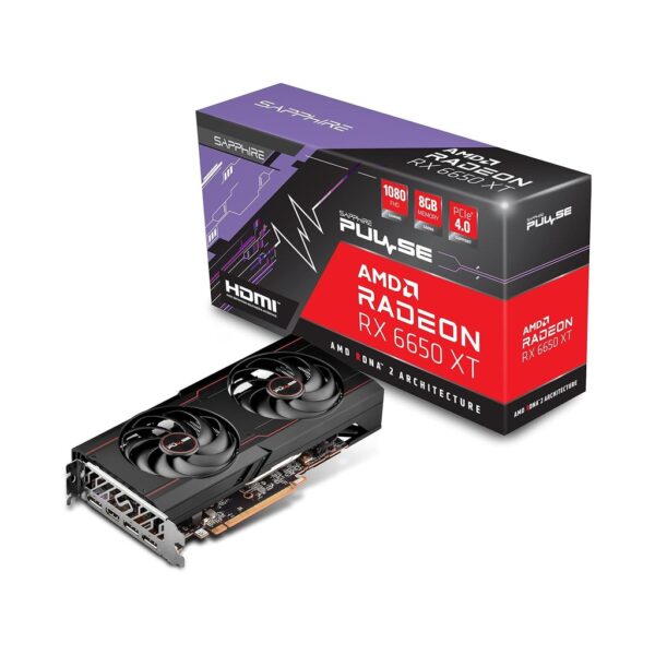 Sapphire Pulse AMD Radeon RX 6650 XT 8GB OC Dual Fan GDDR6 PCIe 4 0 Graphic Card