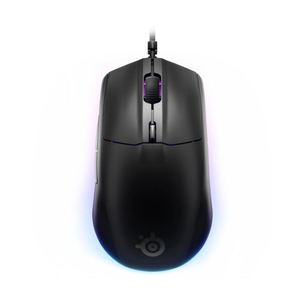 SteelSeries Rival 3 Wired Gaming Mouse LightWeight (77g) 60 Million Clicks 8,500 DPI, 3 Zone RGB   Black