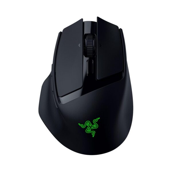 Razer Basilisk Mobile Portable Ergonomic Wireless/Bluetooth Gaming Mouse, Upto 105Hr, Focus X 18K Optical Sensor   Black