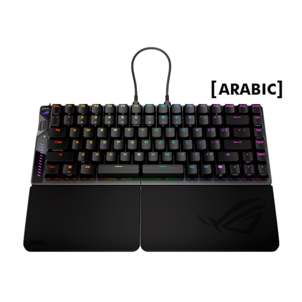 Asus M703 Rog Falcata 75% Tri Mode Connectivity Wireless Gaming Keyboard HFX V2 Magnetic Switch Refined & Precise (Arabic)   Black