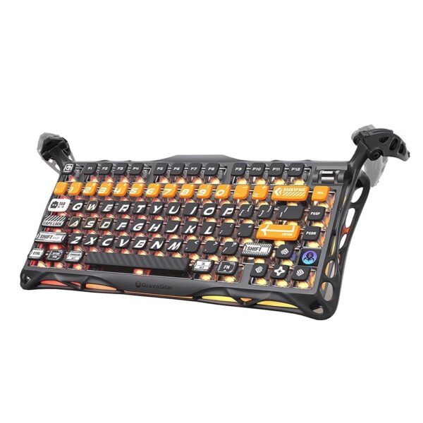 GravaStar Mercury K1 Pro 75% Wireless Mechanical Gaming Keyboard For Windows XP & Above/Mac   CyberFlare