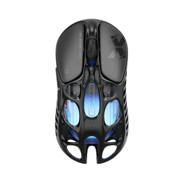 Gravastar Mercury X Magnesium Alloy Frame (Wired/Bluetooth Wireless) Gaming Mouse   Galaxy Black