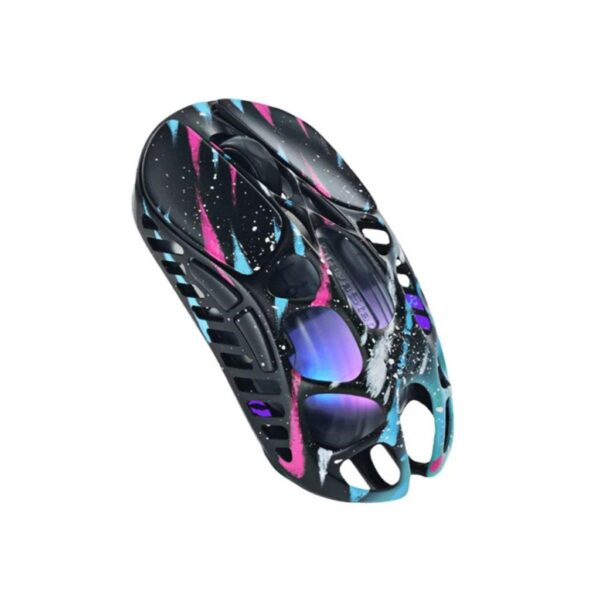Gravastar Mercury X Pro Magnesium Alloy Frame Wireless/Bluetooth/Wired Gaming Mouse   Neon Graffiti
