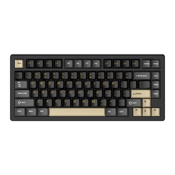 Attack Shark X75 81 Key (Wired+2 4G+Bluetooth)Tri Model Switch Heap Of Aluminum Gaming Keyboard   Starlight Black