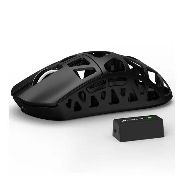 Attack Shark R3 Magnesium Alloy 8K PAW3395 Wired/Wireless BT2 4G Gaming Mouse Black