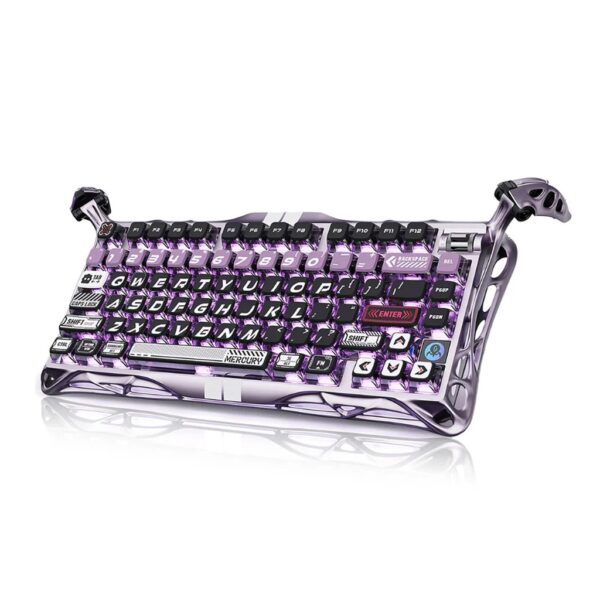 Gravastar Mercury V75 Pro 75% Hall Effect Magnetic Switch Gaming Keyboard For Windows XP & Above/Mac   Iron Purple