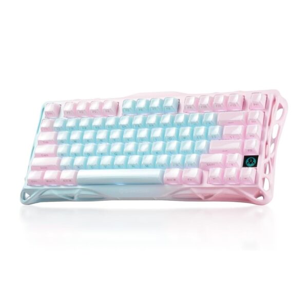 GravaStar Mercury K1 LITE 75% Wireless Mechanical Gaming Keyboard Aurora Mist