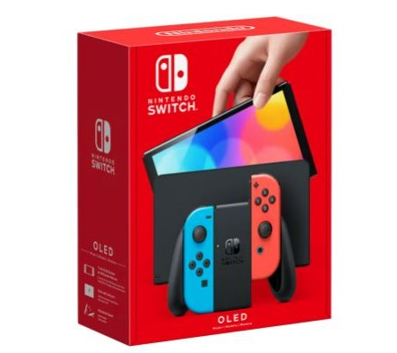 Nintendo Switch (Games)   OLED Model Neon Blue/Neon Red set