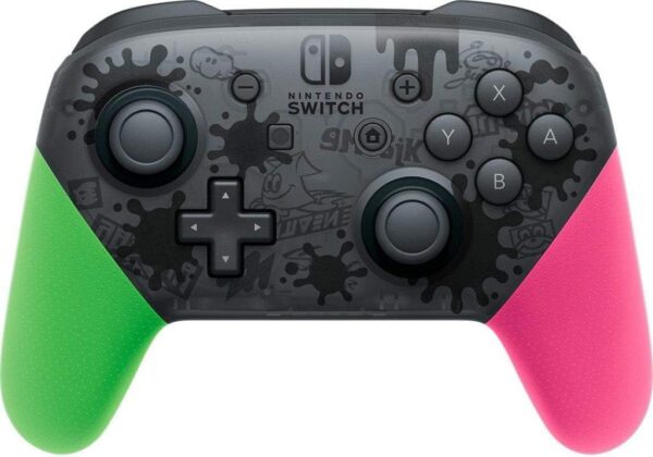 Nintendo Switch Pro Controller   Splatoon 2 Edition Bluetooth