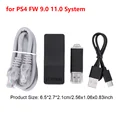 One Key JB Tool Mod Kit USB Dongle JB USB Adapter w/ Ethernet Type C Cable Game Accessories for PS4 FW 9 0 11 0 System