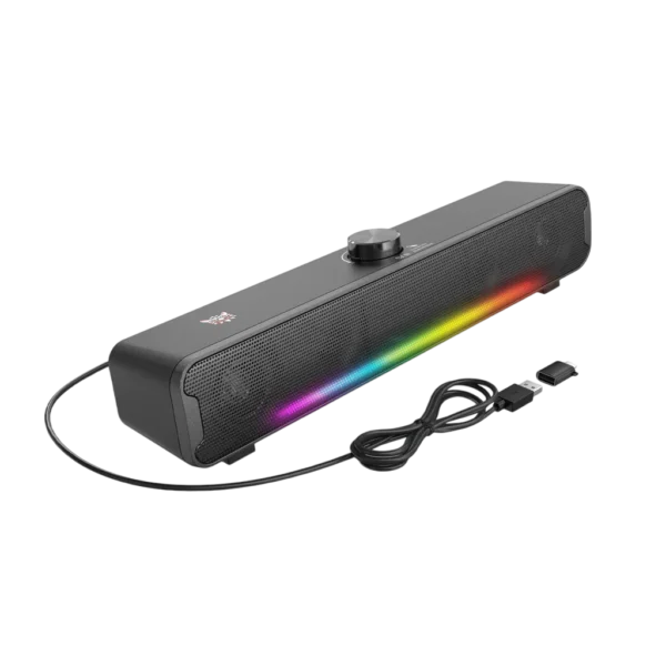 ONIKUMA L16 Bluetooth compatible Speaker with RGB Light, Powerful Computer Speaker Portable Soundbar for TV Home Theater PC Gaming