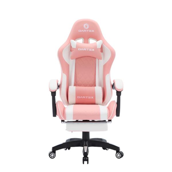 Oartex Model LD034 Gaming Chair   Pink & White