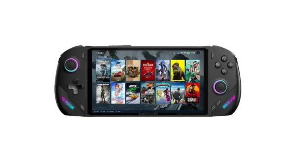 OneXPlayer OnexFly F1 Handheld Game Console, 7inch Display, AMD Ryzen7 Processor, 2TB Ssd – Black