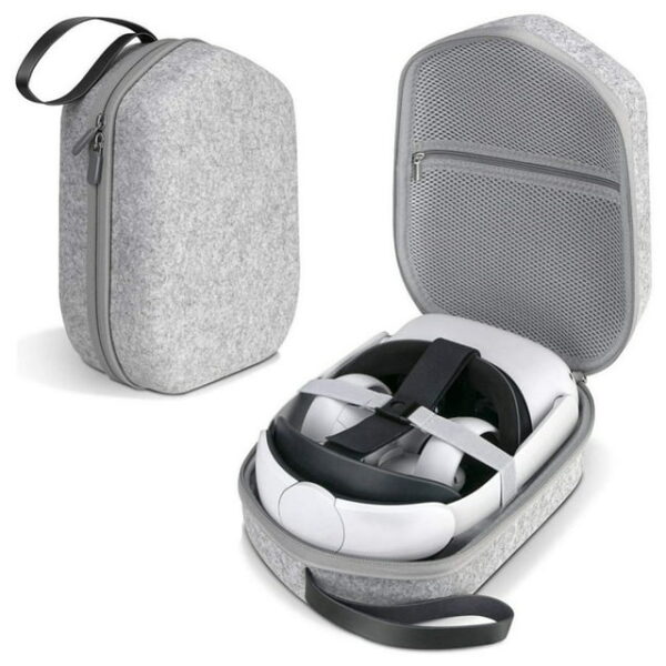 Oculus Quest 2 Carrying Case for Lightweight, Portable Protection   VR   Black