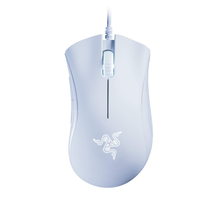 Razer DeathAdder V4 Pro Wireless Gaming Mouse: 56g Lightweight HyperSpeed Wireless Gen 2 Optical Scroll Wheel Optical Switches Gen 4 Focus Pro 45K Sensor Gen 2 Up to 150 Hr Battery, White | RZ01 05330200 R3G1