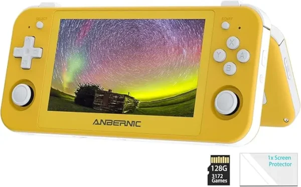 RG505 Handheld Game Console Android 12,Unisoc Tiger T618 Built in 128G Pre Loaded 3172 Games,Gyroscope Sensor and 4 95 inch OLED Touch Screen