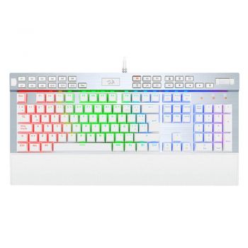 Redragon Yama K550 RGB LED Mechanical Gaming Keyboard,131 Key, Programmable Macro Keys, Wrist Rest, Volume control | K550W RGB 1