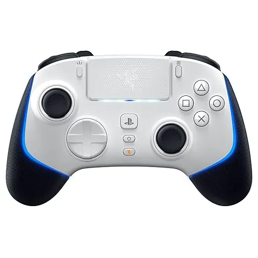 Razer Wolverine V2 Pro Wireless Gaming Controller for PlayStation 5 / PS5 PC: HyperSpeed Wireless   Mecha Tactile Action Buttons   8 Way Microswitch D Pad   6 Remappable Buttons   Chroma RGB   White