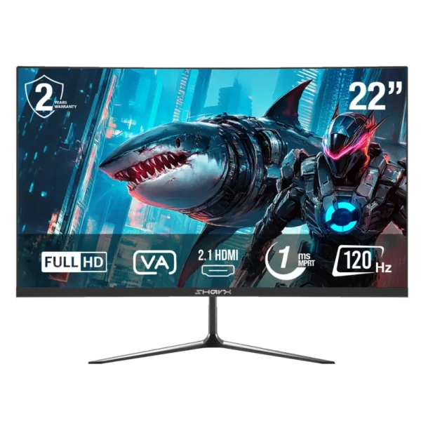 Sharx 22″ JAWS 22F120V 120Hz 1ms HDMI 2 1 VA FHD Speaker Gaming Monitor