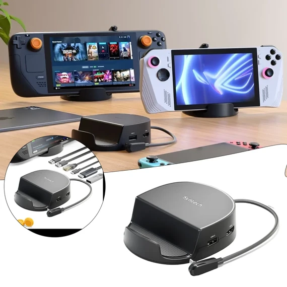 Syntech 6 in 1 Docking Station for Steam Deck & ROG Ally