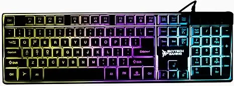 Skytech Gaming Classic K 1000 RGB Gaming Keyboard, 104 Keys USB Wired Keyboard Black