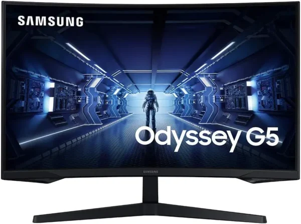 SAMSUNG (S32CG552EM)32` ODYSSEY G5 G55C 165HZ 1MS CURVED GAMING MONITOR 2K QHD VA