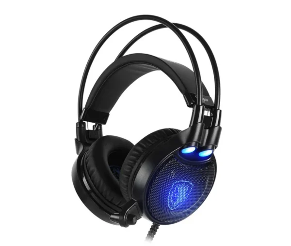 Sades Octopus Plus Gaming Headset with Vibration Black