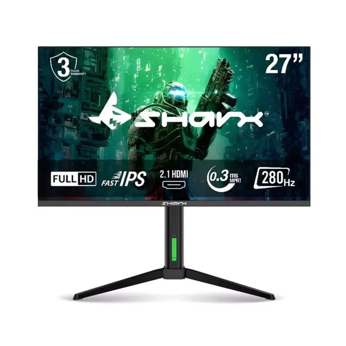 Sharx PROFIN 27F280I FHD 280Hz 0 3ms Fast IPS HDMI 2 1 Speaker Gaming Monitor