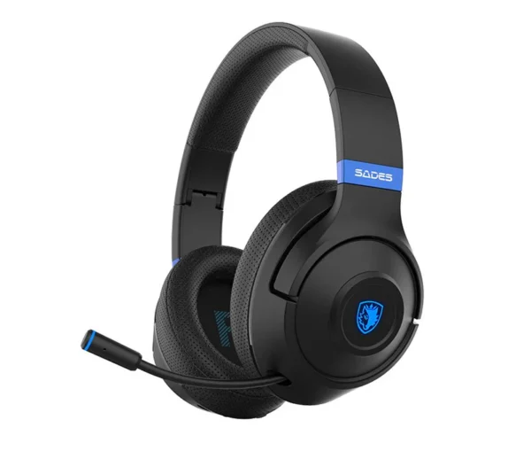 SADES WHISPER WIRELESS BL HEADSET(SA 205) black