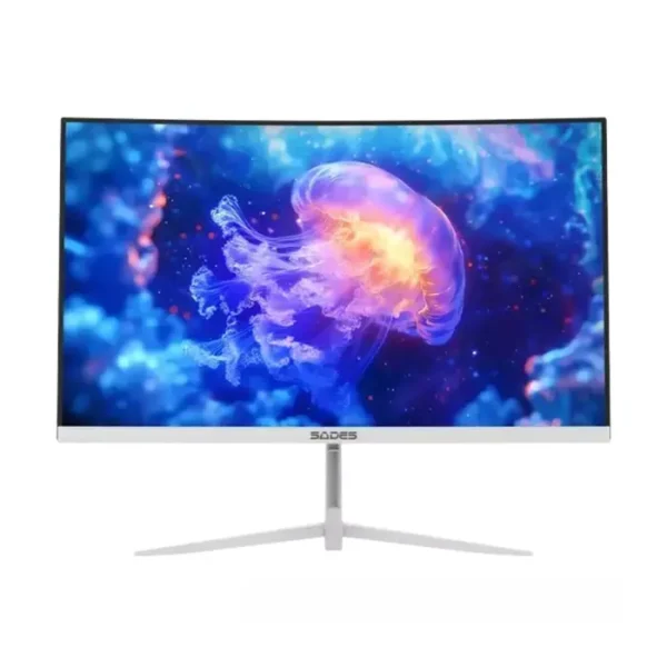 Sades BC Pelagia SA 04F24B 24" VA Panel FHD 200Hz 0 5ms HDMI 2 1, Blue Light Protection Curve Wide Angle Gaming Monitor White
