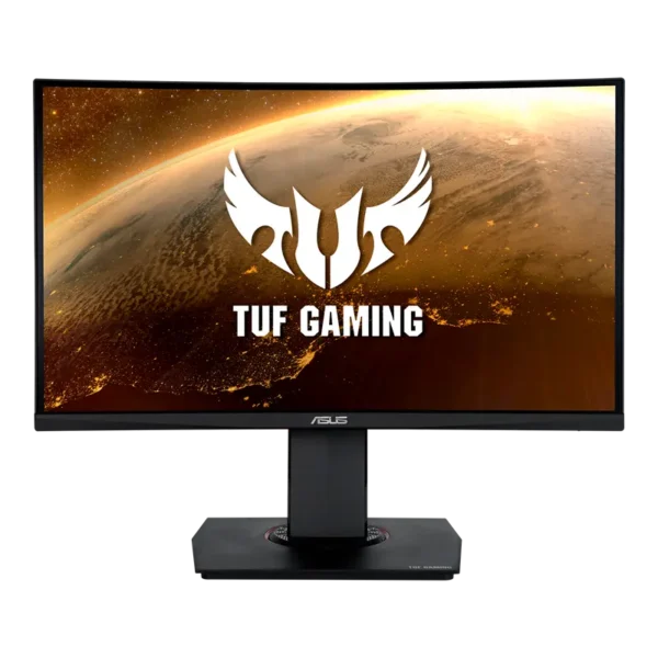 TUF Gaming VG24VQ Curved Gaming Monitor – 24 inch (23 6 inch viewable) Full HD (1920 x 1080), 144Hz, Extreme Low Motion Blur™, FreeSync™, 1ms (MPRT), Shadow Boost
