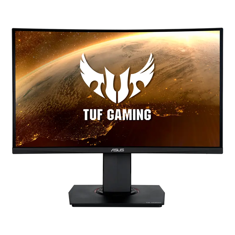 TUF Gaming VG24VQ Curved Gaming Monitor – 24 inch (23 6 inch viewable) Full HD (1920 x 1080), 144Hz, Extreme Low Motion Blur™, FreeSync™, 1ms (MPRT), Shadow Boost
